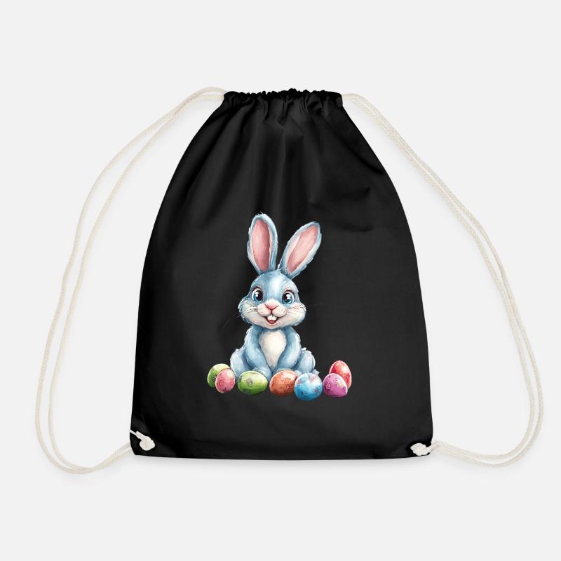 Lapin de Pâques - Sac de sport léger - noir