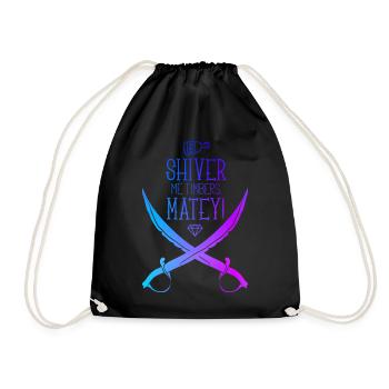 Sabre de pirate - Sac de sport léger - noir - Devant