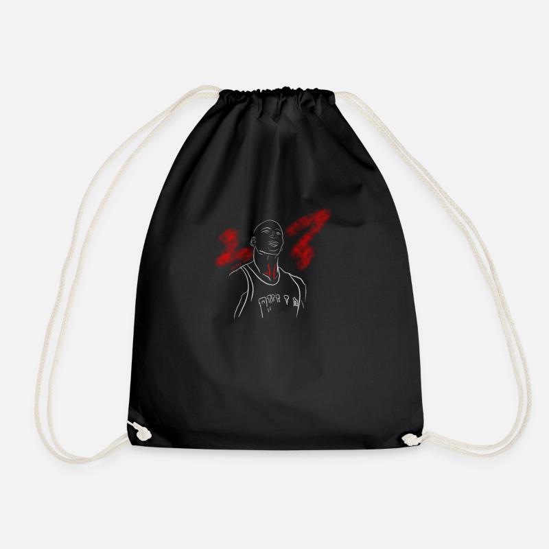 Michael Jordan 23 king kobe last dance - Drawstring Bag - black