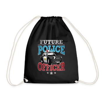 Future Police Officer - Sac de sport léger - noir - Devant