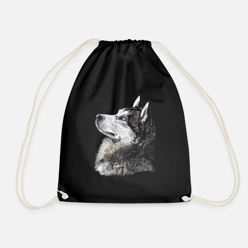 Husky - Turnbeutel - Schwarz
