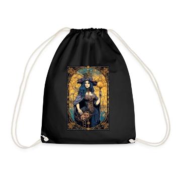Tarot Witch - Drawstring Bag - black - Front