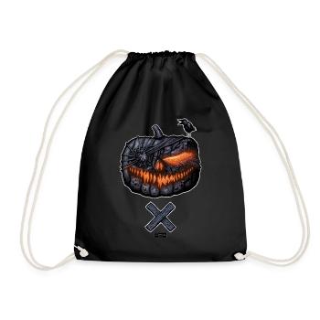 PUMPKINHEAD - CITROUILLE D’HALLOWEEN / CRÂNE - Sac de sport léger - noir - Devant