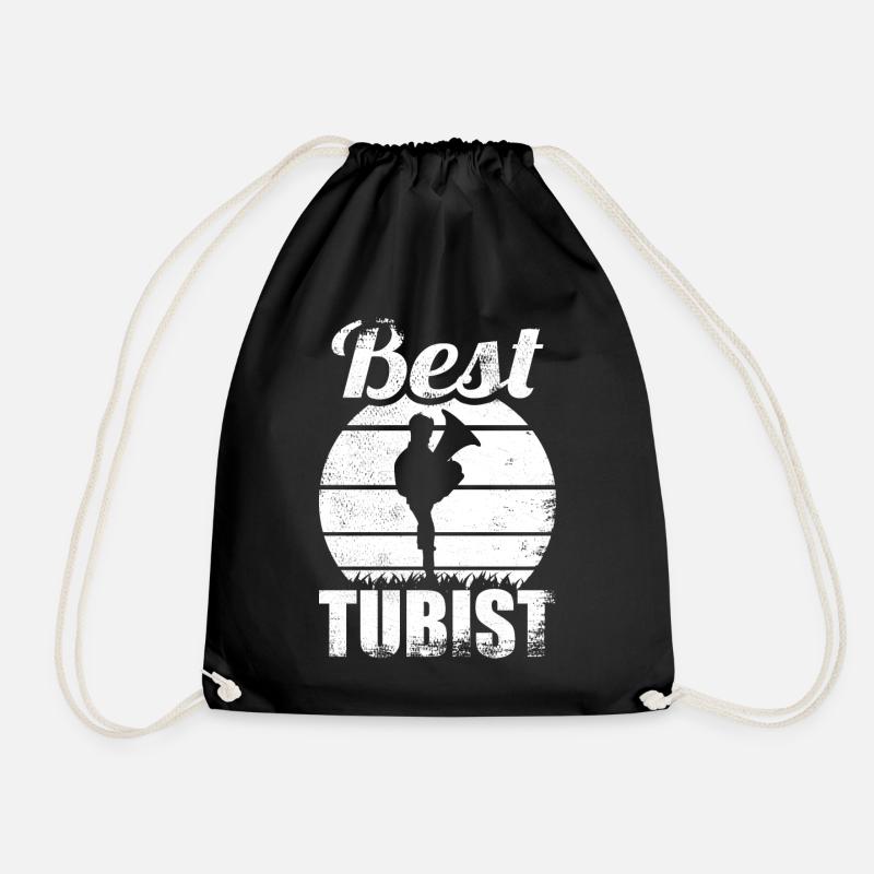 Bester Tubist - Turnbeutel - Schwarz