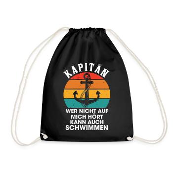 Les marins qui n'entendent pas savent nager - Sac de sport léger - noir - Devant