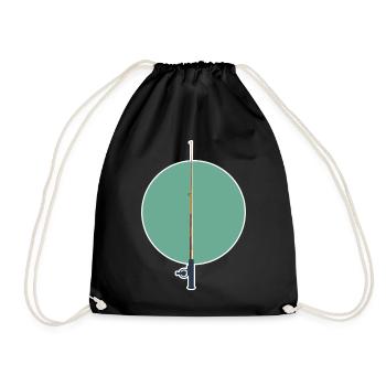 Graphique d’ange - Sac de sport léger - noir - Devant