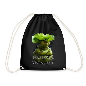 Butterwort-Warrior - Turnbeutel - Schwarz - Vorne