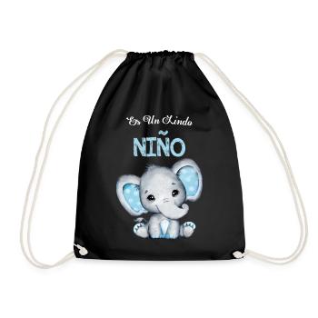 It's A Cute Boy Party Gender Reveal - Drawstring Bag - black - Front