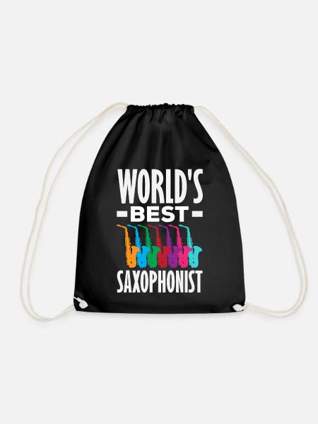Saxophone - Sac de sport léger - noir