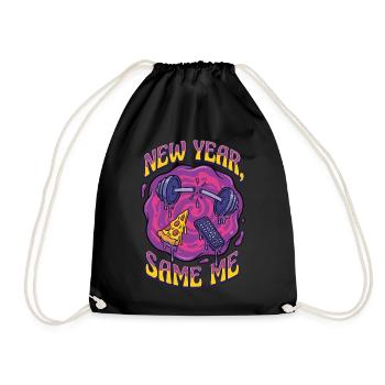 Nouvelle année, la même moi - Sac de sport léger - noir - Devant