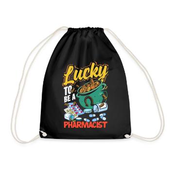 Pharmacist Pharmaceutical Technical - Drawstring Bag - black - Front