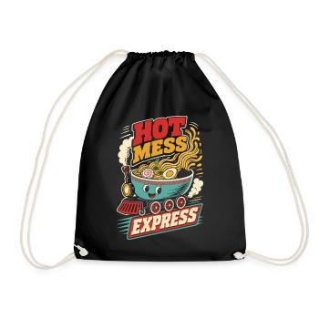 Hot Mess Express Ramen Train - Sac de sport léger - noir - Devant