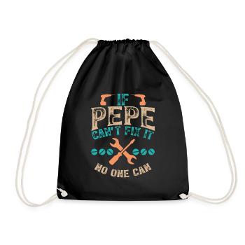 Si Pepe ne peut pas le réparer, personne ne le peut - Sac de sport léger - noir - Devant
