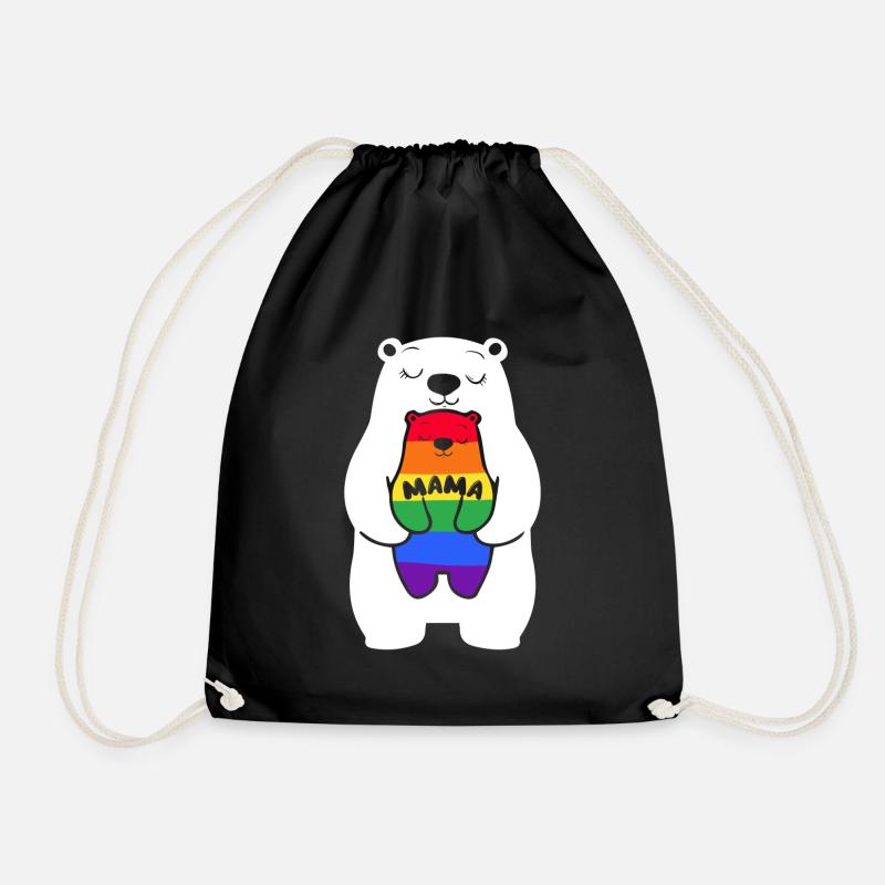 Mama Bär Lgbt - Turnbeutel - Schwarz