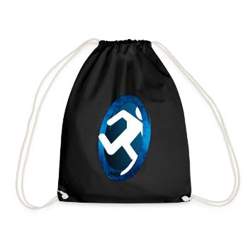 In meinem befindet sich ein Portal - Turnbeutel - Schwarz - Vorne