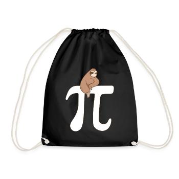 Math Paresseux Pi - Sac de sport léger - noir - Devant