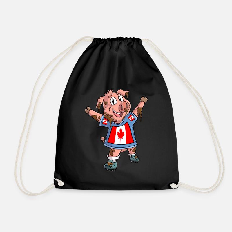 Fan Pig Canada - Sac de sport léger - noir