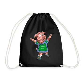 Fan Pig Arabie Saoudite - Sac de sport léger - noir - Devant