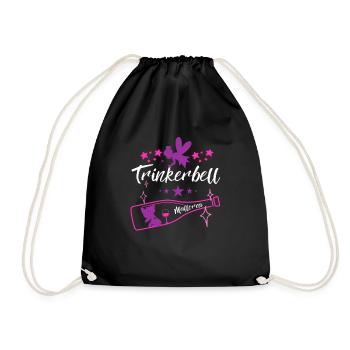 Trinkerbell Mallorca - Turnbeutel - Schwarz - Vorne