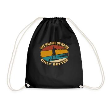 Comme marcher sur l’eau seulement mieux - SUP Man - Sac de sport léger - noir - Devant
