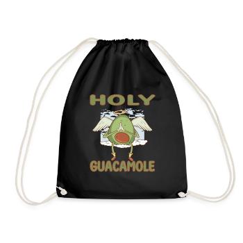 Holy Guacomole Avocado Lovers - Drawstring Bag - black - Front