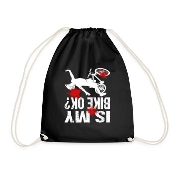 Is my bike ok? Bloody Mountain Bike Bike - Drawstring Bag - black - Front