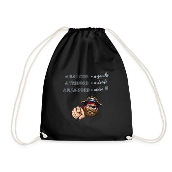 A Ras Bord Gris. Humour Cadeau Anniversaire Fête - Sac de sport léger - noir - Devant