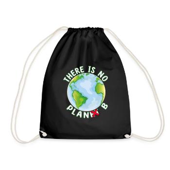 Il n’y a pas de Plan B Terre - Changement climatique - Sac de sport léger - noir - Devant
