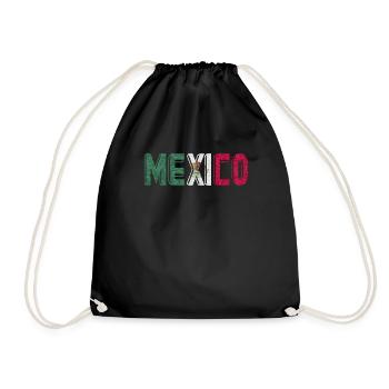 Mexique Mexique Drapeau mexicain - Sac de sport léger - noir - Devant
