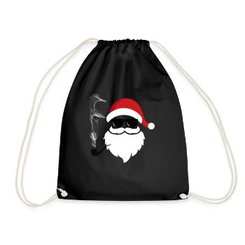 Mauvais Père Noël - Sac de sport léger - noir - Devant