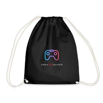 area2dgames - Drawstring Bag - black - Front