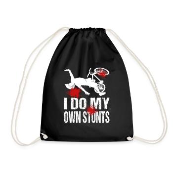 Je fais mes propres cascades VTT VTT - Sac de sport léger - noir - Devant