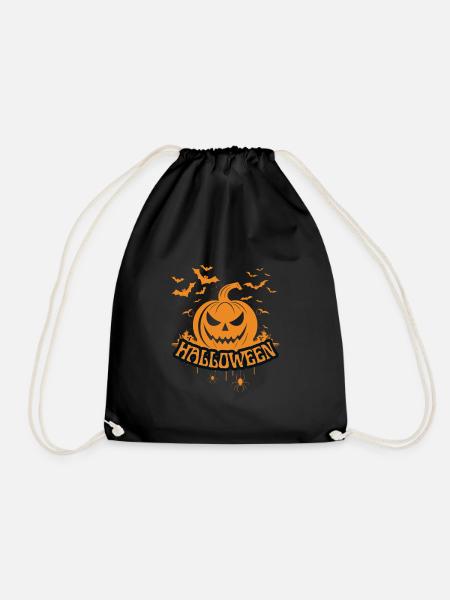 Halloween - Turnbeutel - Schwarz