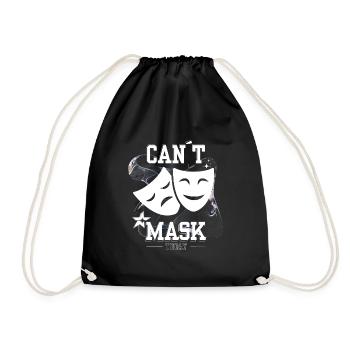 Can’t Mask Today – Social Energy Not Found - Turnbeutel - Schwarz - Vorne