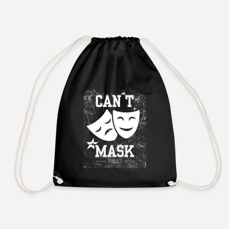Can’t Mask Today – Neurodivergent Energy Drain - Turnbeutel - Schwarz