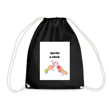 Spritz o clock - Drawstring Bag - black - Front
