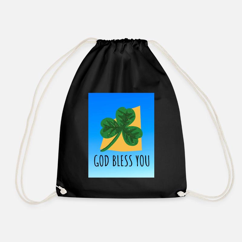 GOD BLESS YOU - Sac de sport léger - noir