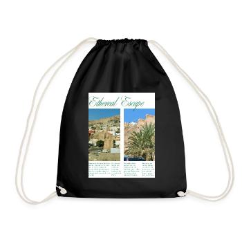 URBEX_PESCADERIA - Drawstring Bag - black - Front