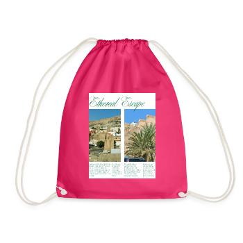 URBEX_PESCADERIA - Drawstring Bag - fuchsia - Front