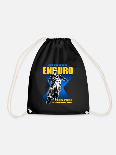 Enduro Offroad - Turnbeutel - Schwarz