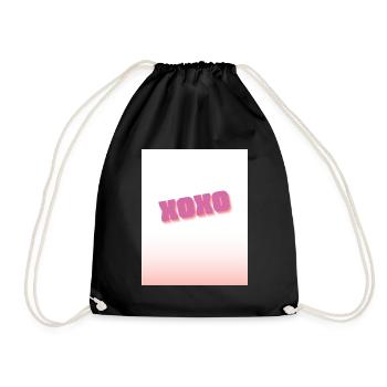 XOXO - Turnbeutel - Schwarz - Vorne