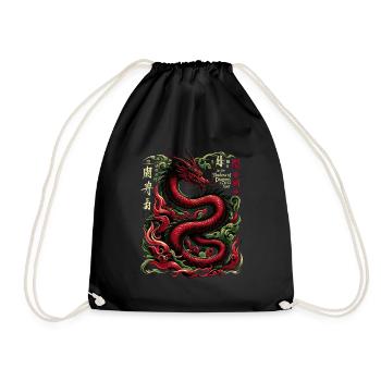 Imperial Dragon: Mythic Majesty - Drawstring Bag - black - Front