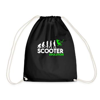 Scooter Evolution Stunt Scooter Jungen Tretroller - Turnbeutel - Schwarz - Vorne