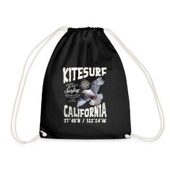 Kitesurf San Francisco coul - Sac de sport léger - noir - Devant
