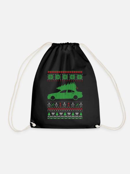 Christmas Ugly Sweater - Turnbeutel - Schwarz