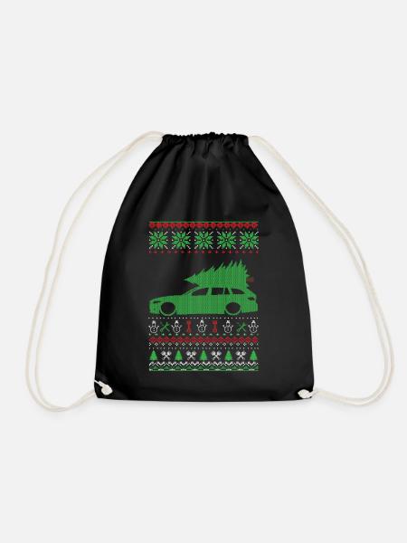 Christmas Ugly Sweater - Turnbeutel - Schwarz