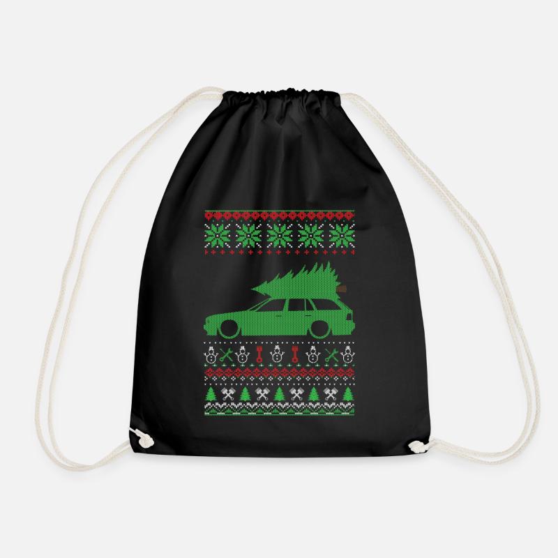 Christmas Ugly Sweater - Turnbeutel - Schwarz