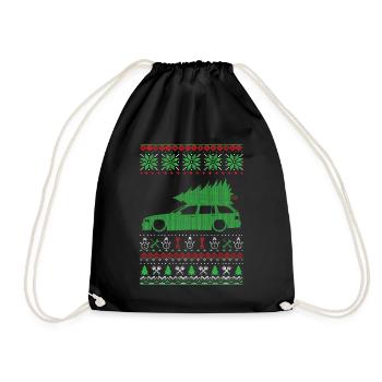 Christmas Ugly Sweater - Turnbeutel - Schwarz - Vorne