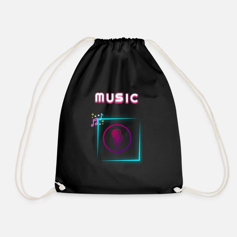 Music - Turnbeutel - Schwarz