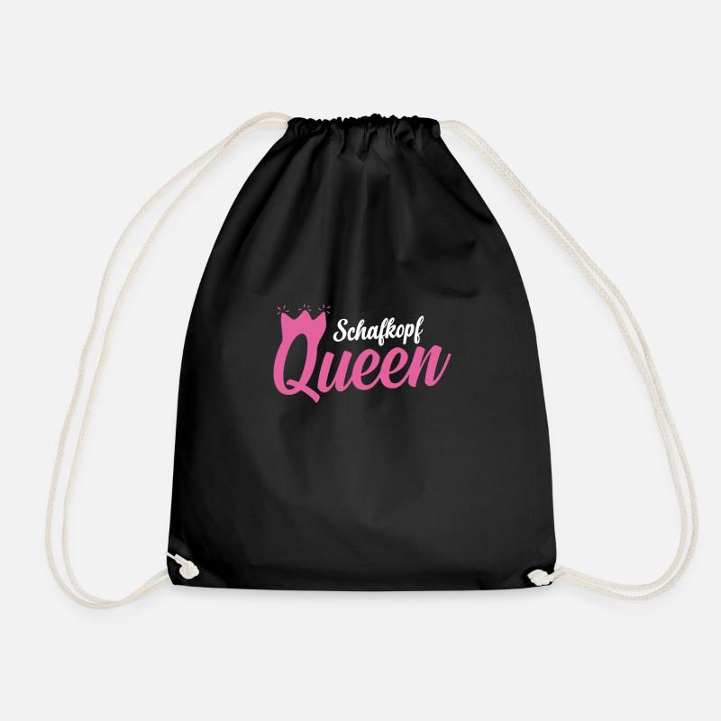 Schafkopf Queen - Turnbeutel - Schwarz